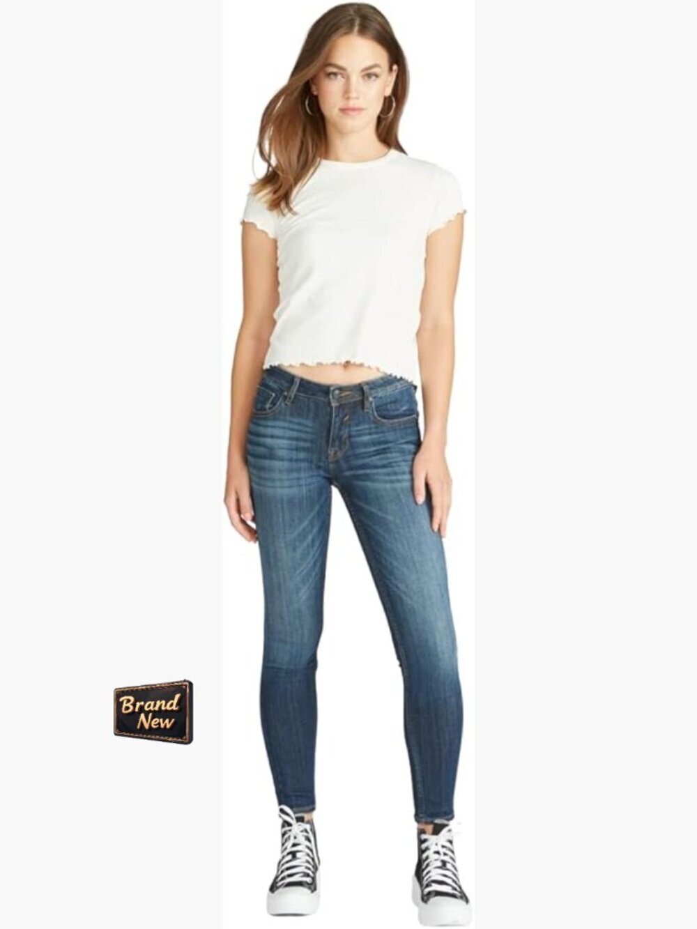 Skinny Jeans 26" Inseam High Stretch Slimming